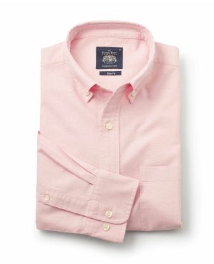 Pink Slim Fit Oxford Shirt