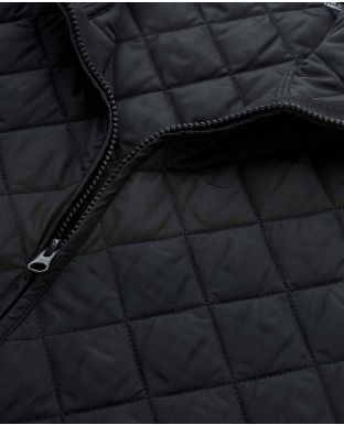 Black Quilted Gilet