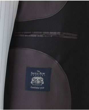 Black Wool-Blend Suit Jacket - MFJ338BLK - Small Image 280x344px