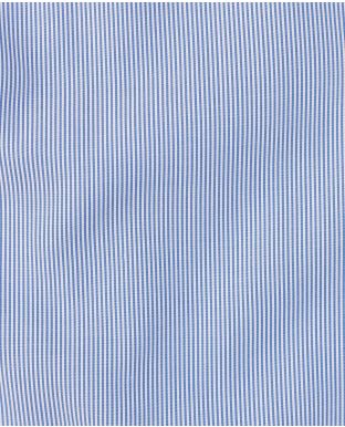 Jacob Navy Fine Bengal Stripe Made To Measure Shirt - Large Image