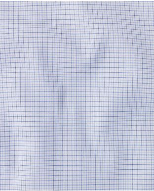 Douglas Blue Small Check Made To Measure Shirt - Large Image