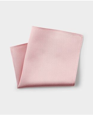 Dusty Pink Fine Twill Silk Pocket Square