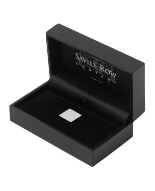 Engravable Sterling Silver Square Lapel Pin