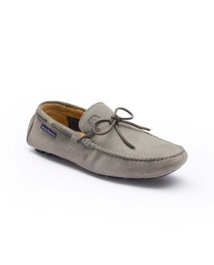 Grey Suede Driving Shoes
