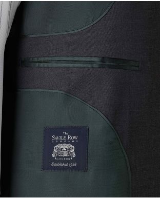 Grey Wool-Blend Suit Jacket - MFJ336GRY - Large Image