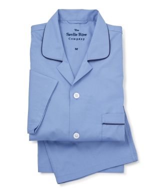 Blue Cotton Pyjama Set - MPJ1066MBL