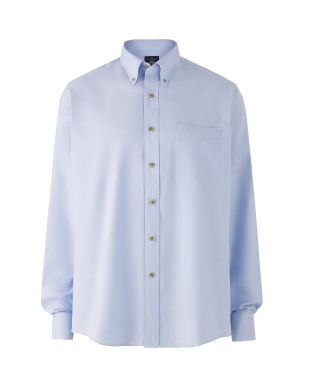 Light Blue Classic Fit Oxford Shirt On Mannequin