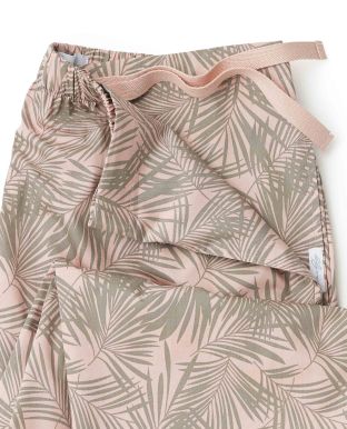 Women's Palm Print Organic Cotton Lounge Pants