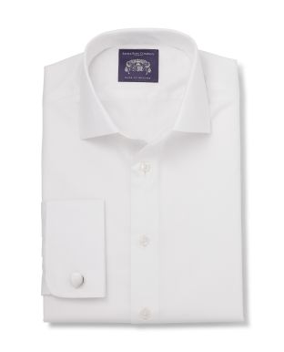 Maurice White Dobby Made-To-Measure Shirt
