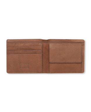 Tan Leather Billfold Wallet 