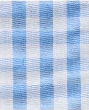 Oswald Blue White Gingham Made-To-Measure Shirt