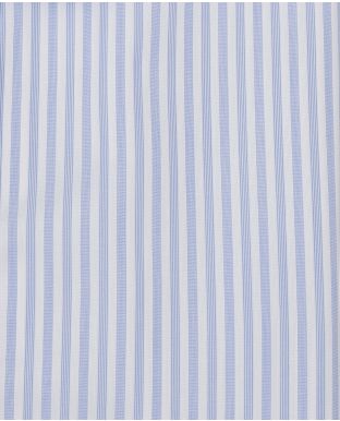 Patrick Blue Satin Stripe Made To Measure Shirt 