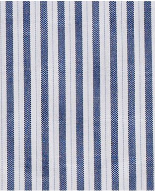 Rudy Navy White Fine Stripe Made-To-Measure Shirt