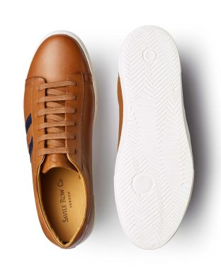 Tan Leather Trainers