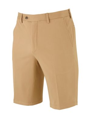 Tan Stretch Cotton Tailored Chino Shorts - MCS333TAN - Large Image