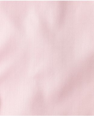 Thomas Pink Herringbone Stripe Made To Measure Shirt - Large Image