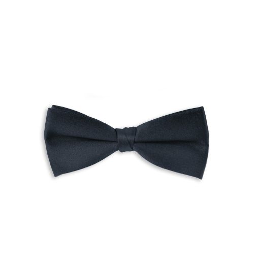 Men's Black Ready Tied Silk Bow Tie | Savile Row Co