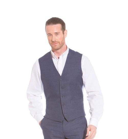 Navy Linen Suit Waistcoat | Savile Row Co