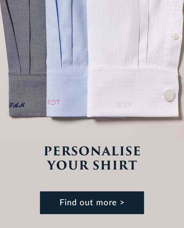 Personalise your shirt banner