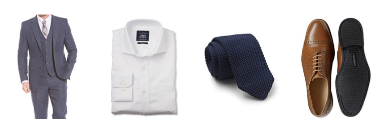 Linen_Suit_White_Shirt_Tie_Smart_Shoes