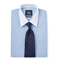 https://savilerowco.com/blue-white-prince-of-wales-check-classic-fit-shirt-with-white-collar-and-cuffs-double-cuff-1422blw