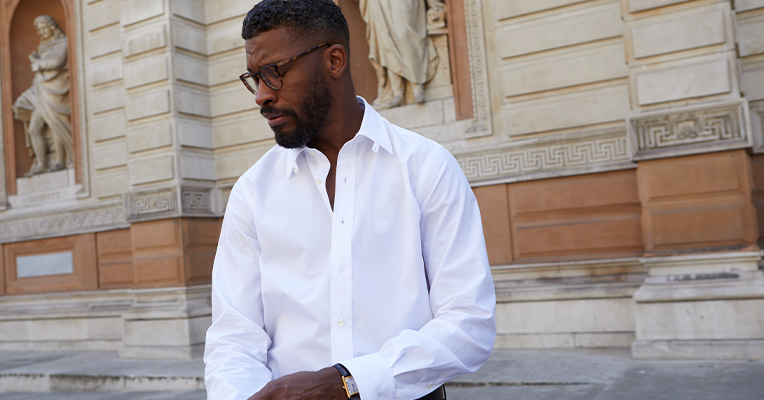 15 Dapper Ways to Style the Classic White Undershirt  Black floral shirt, Floral  shirt outfit, Mens outfits